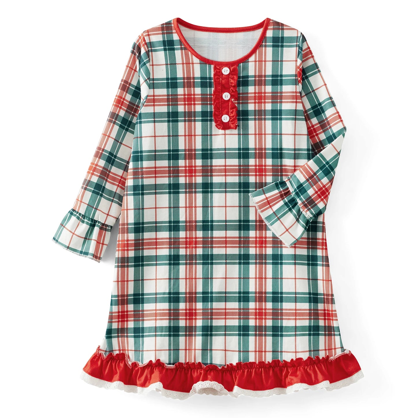 Plaid Family Matching Christmas Pajama Set