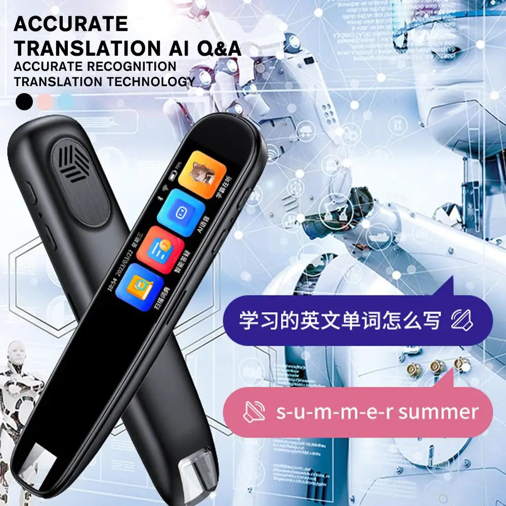 AI 123 Languages Translation Pen