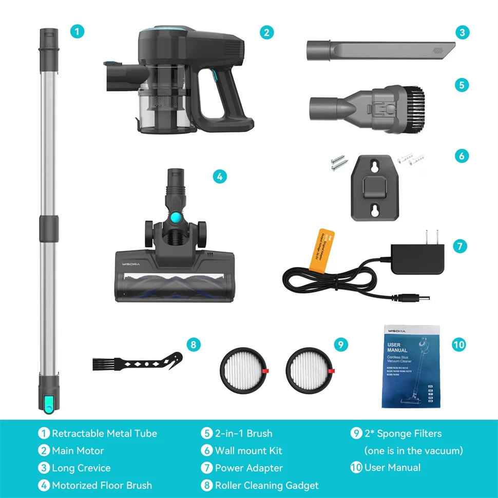 Cordless Ultra Lightweight Upright Vacuum Cleaner