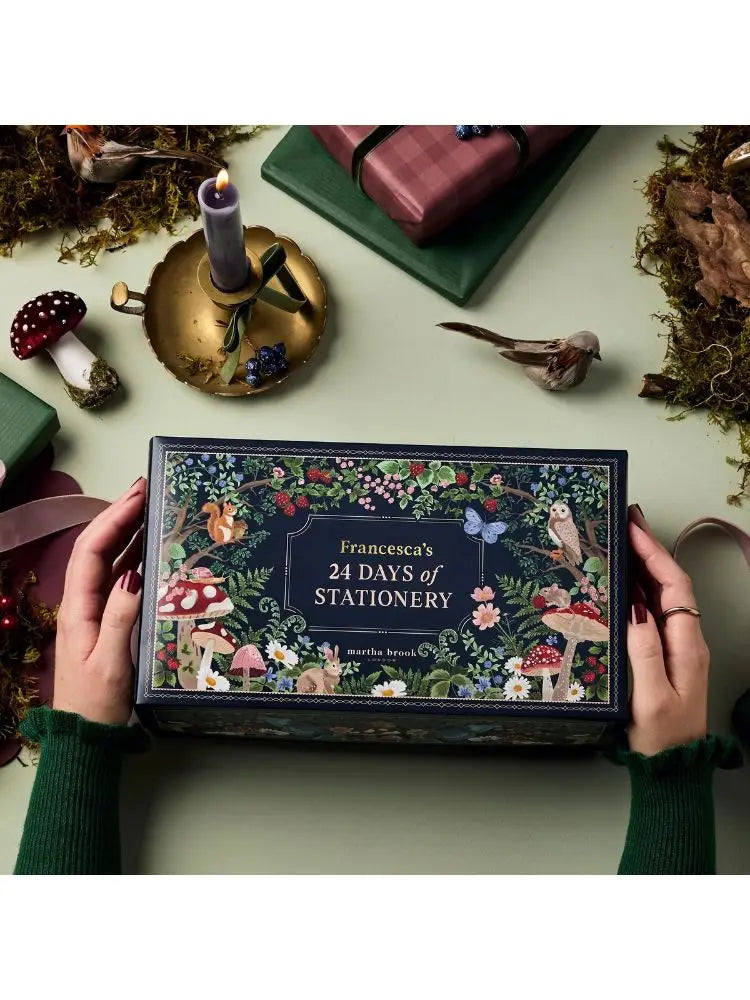 Christmas Advent Calendar- Winter Woodland Stationery