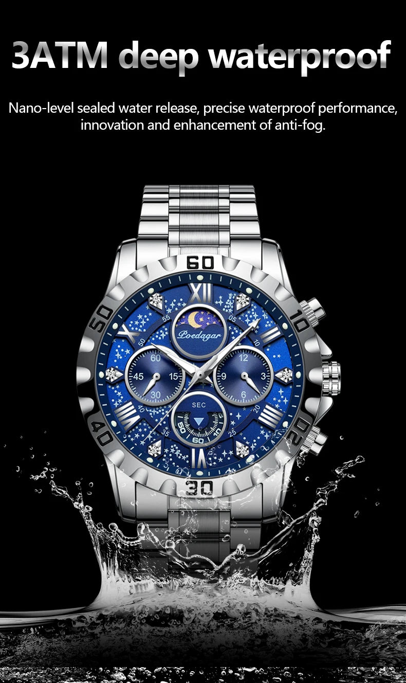 Sapphire Crystal Dial Men's Sport Watch