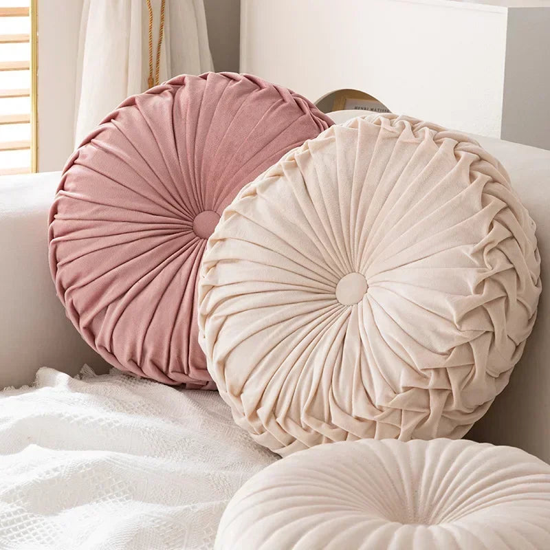 Round Pumpkin Throw Pillow