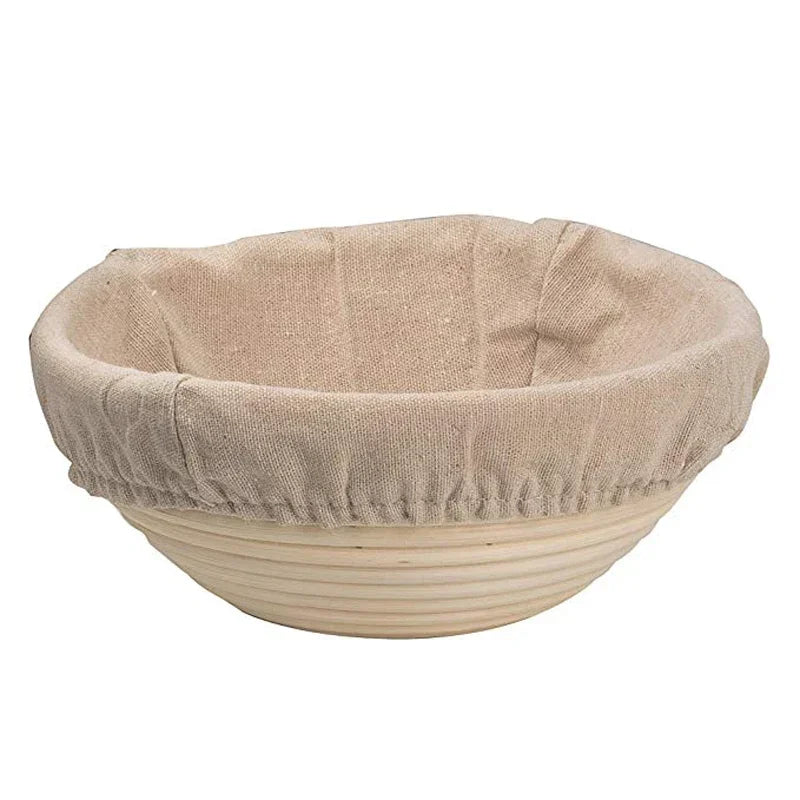 Natural Rattan Banneton Bread Proofing Basket with tool set