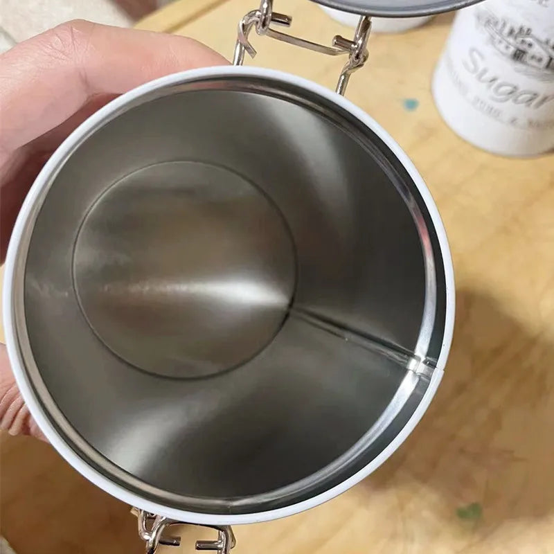 Vintage Metal Kitchen Canister