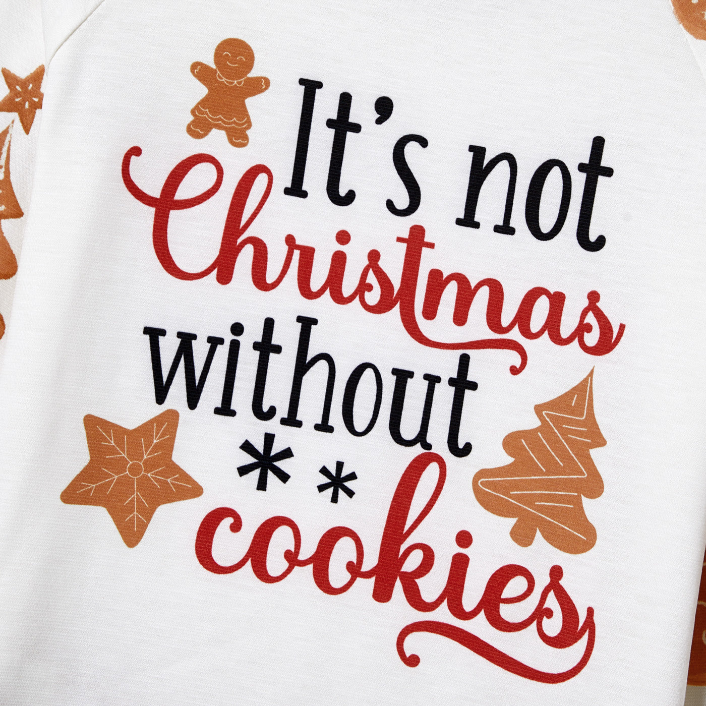 Gingerbread Man Christmas Family Matching Pajama Set made with Naia™ fiber