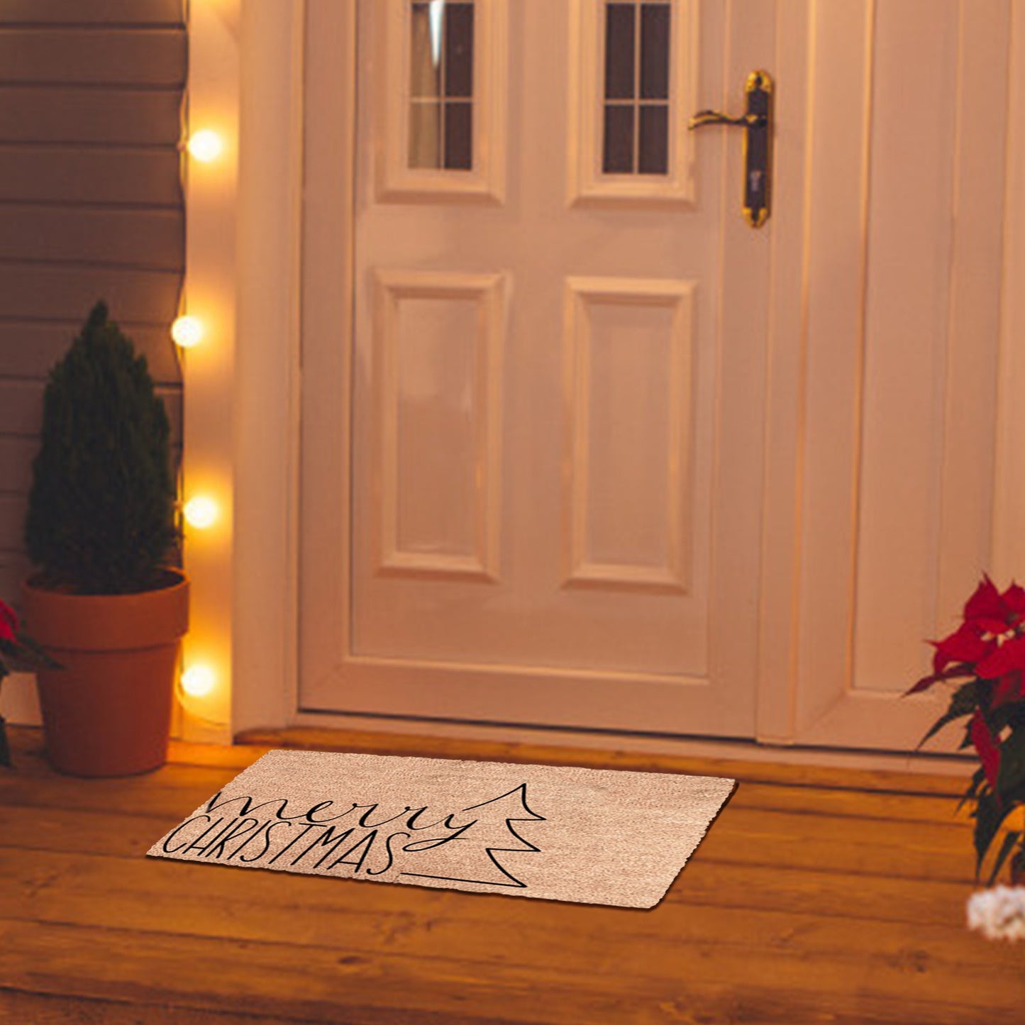 Christmas Theme Non-Slip Front Door Mat