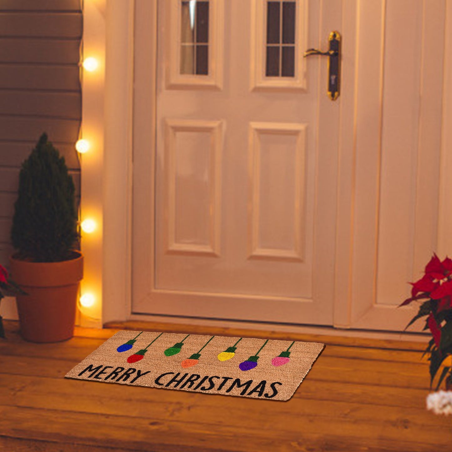 Christmas Theme Non-Slip Front Door Mat