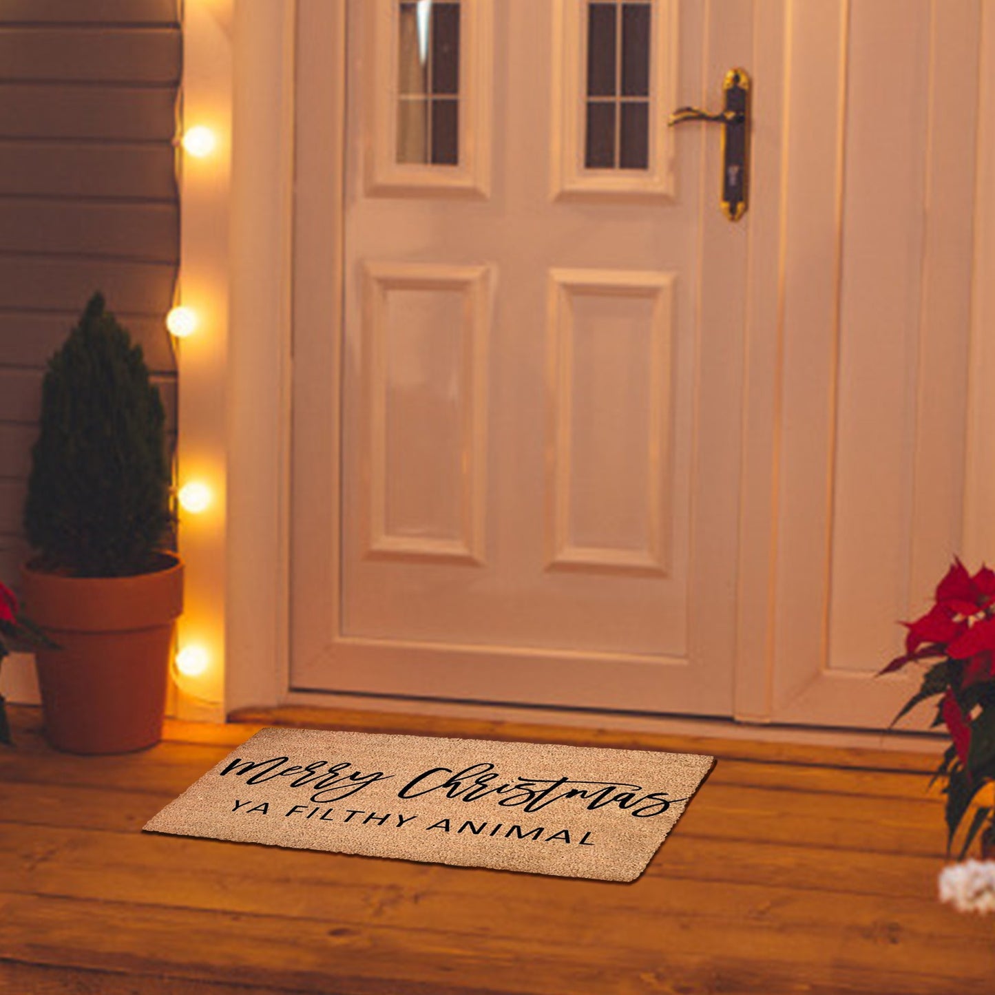 Christmas Theme Non-Slip Front Door Mat