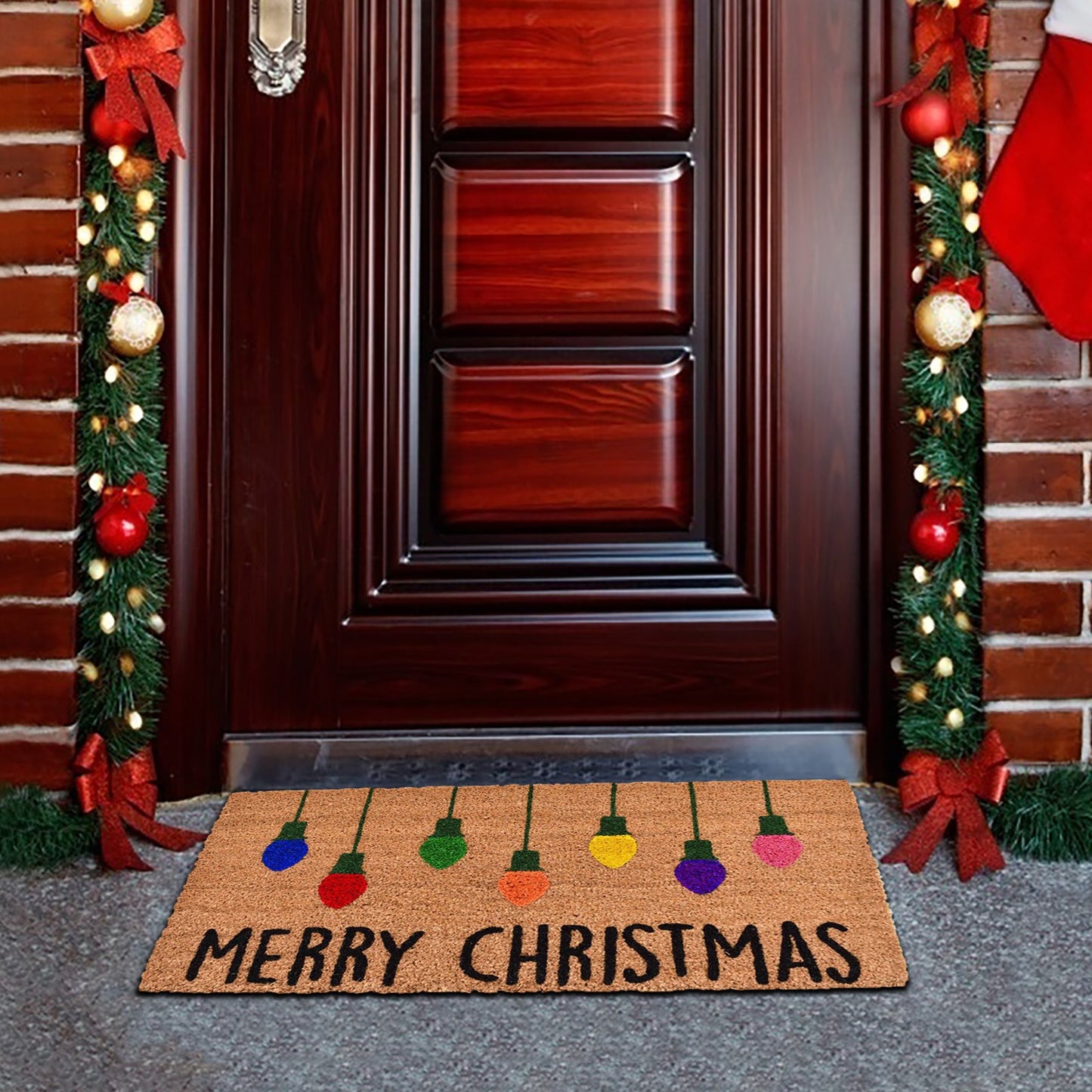 Christmas Theme Non-Slip Front Door Mat