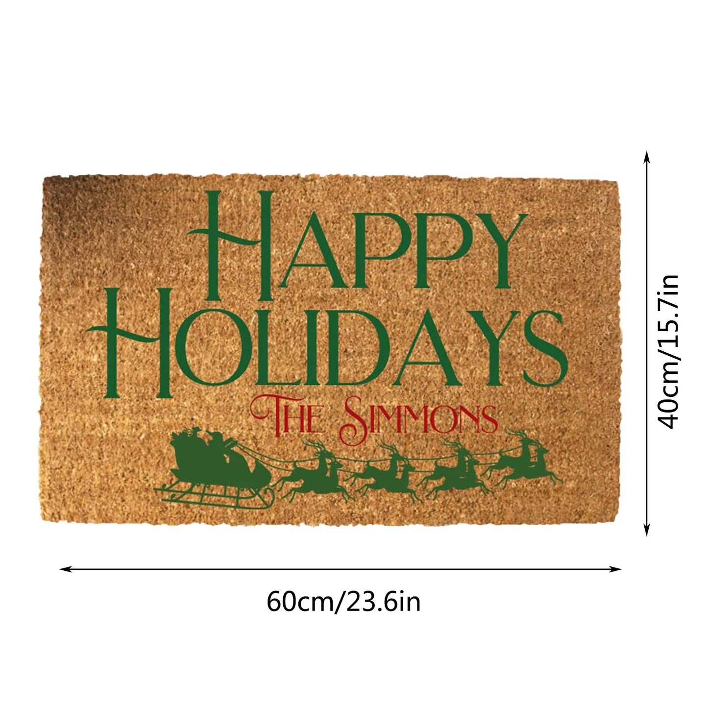 Christmas Theme Non-Slip Front Door Mat