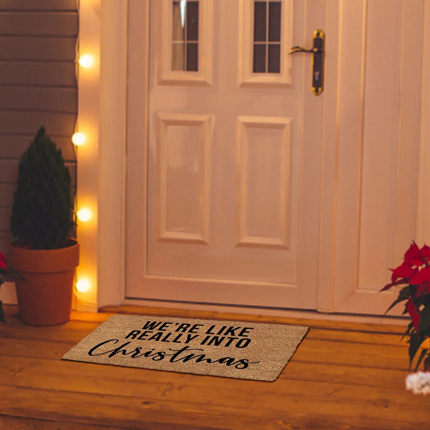 Christmas Theme Non-Slip Front Door Mat