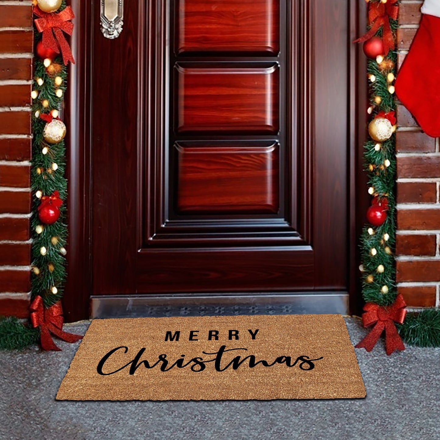 Christmas Theme Non-Slip Front Door Mat