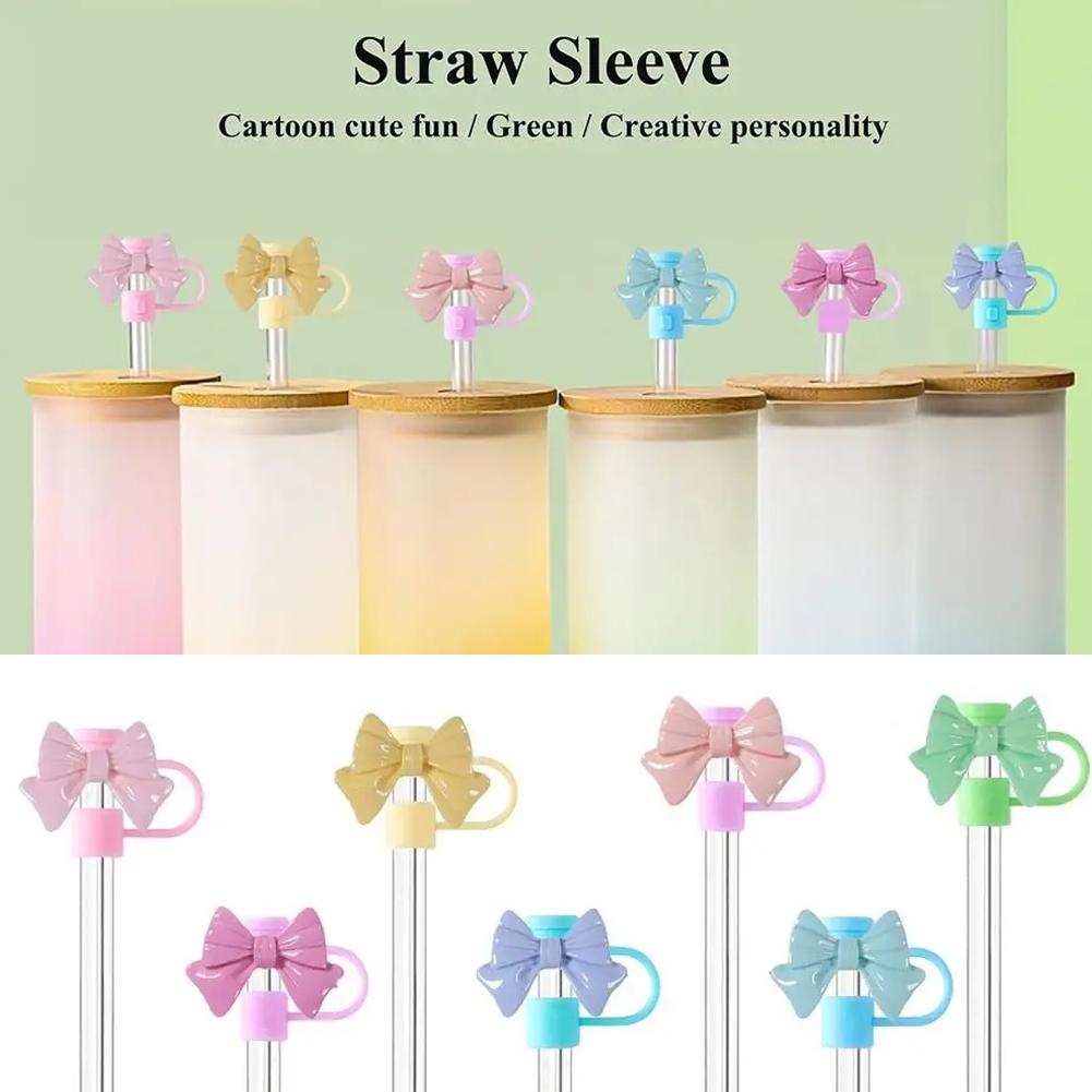 Bow & Halloween- themed Straw Covers  Caps for Stanley Cups