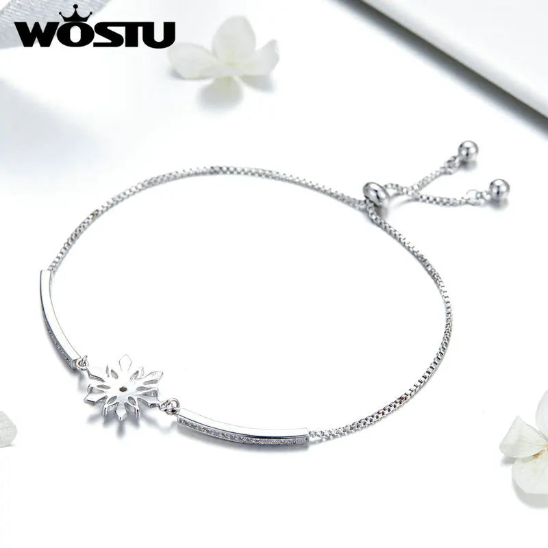 Snowflake Chain Bracelet