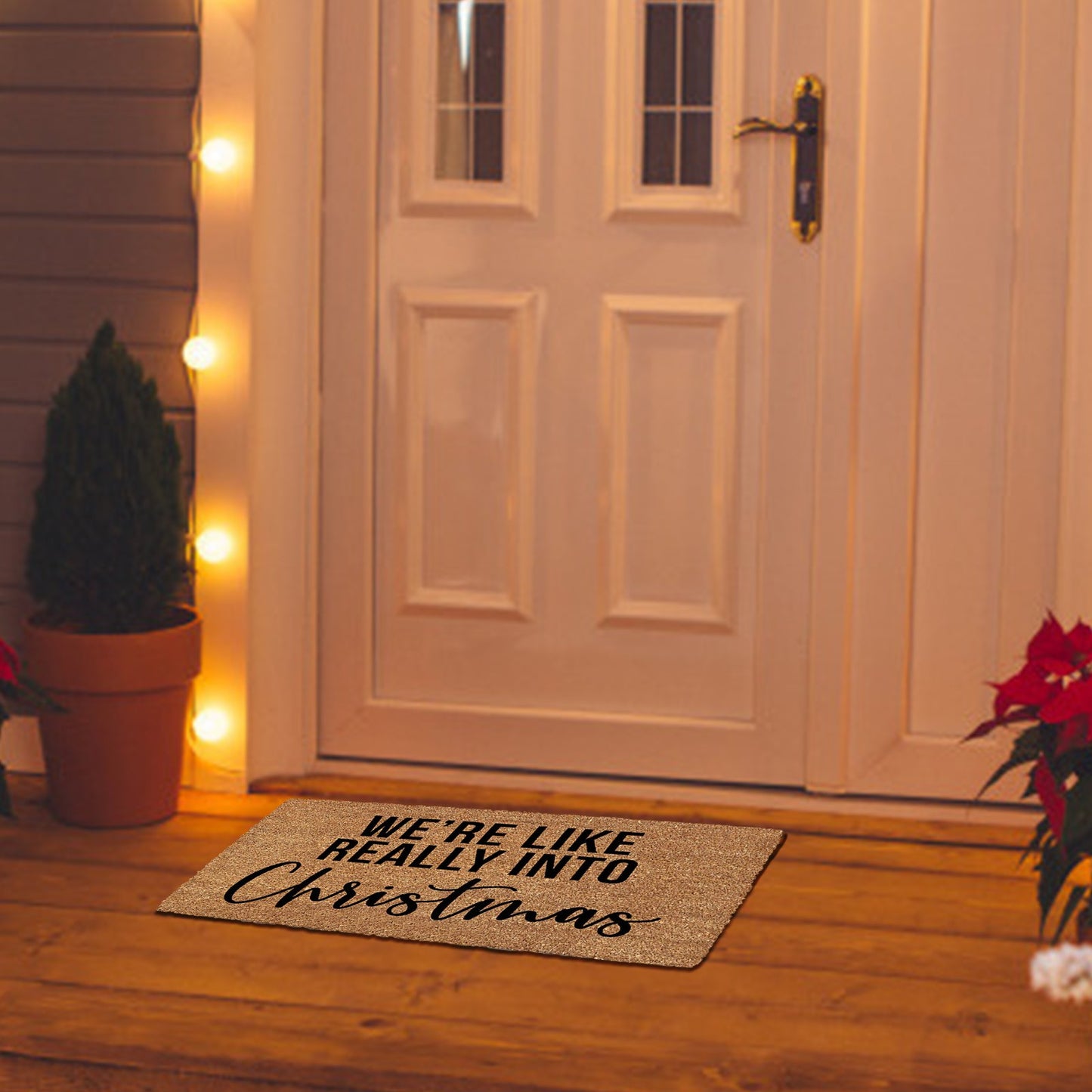 Christmas Theme Non-Slip Front Door Mat