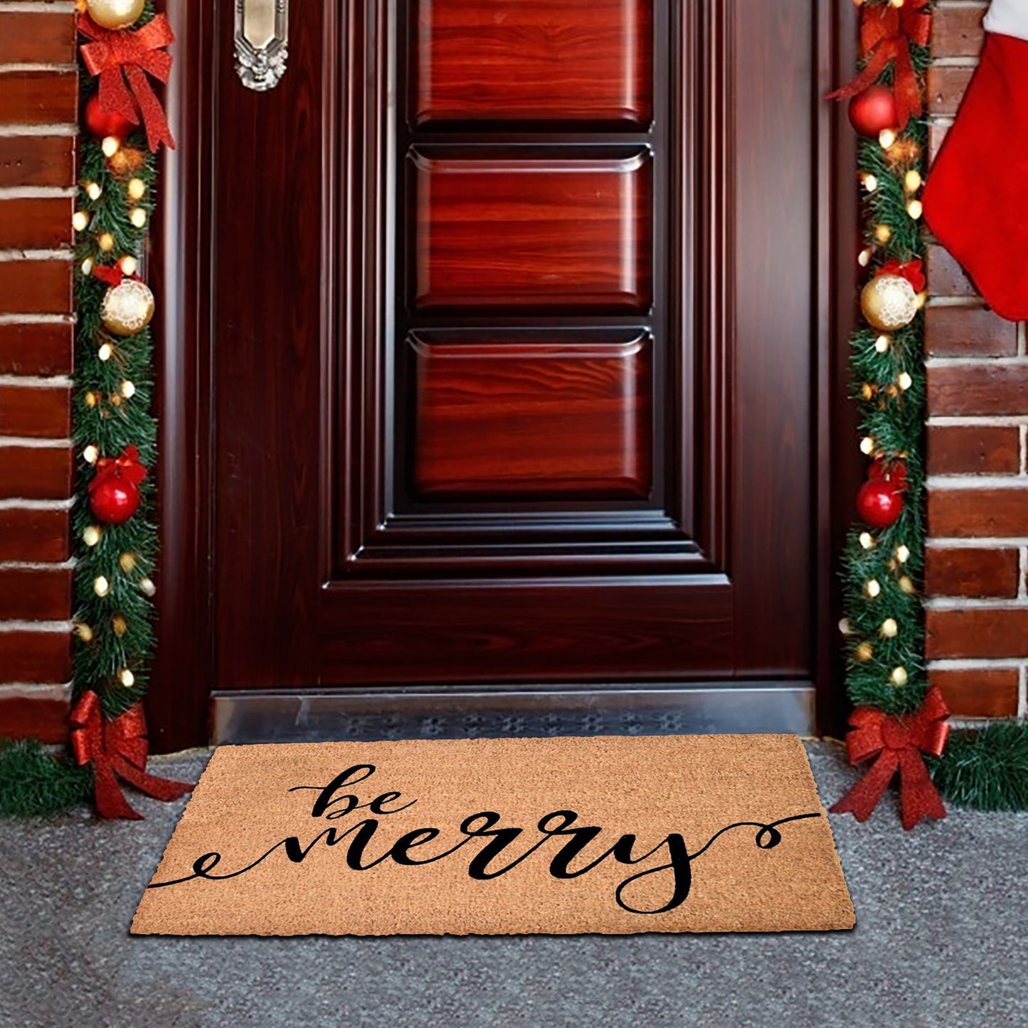 Christmas Theme Non-Slip Front Door Mat