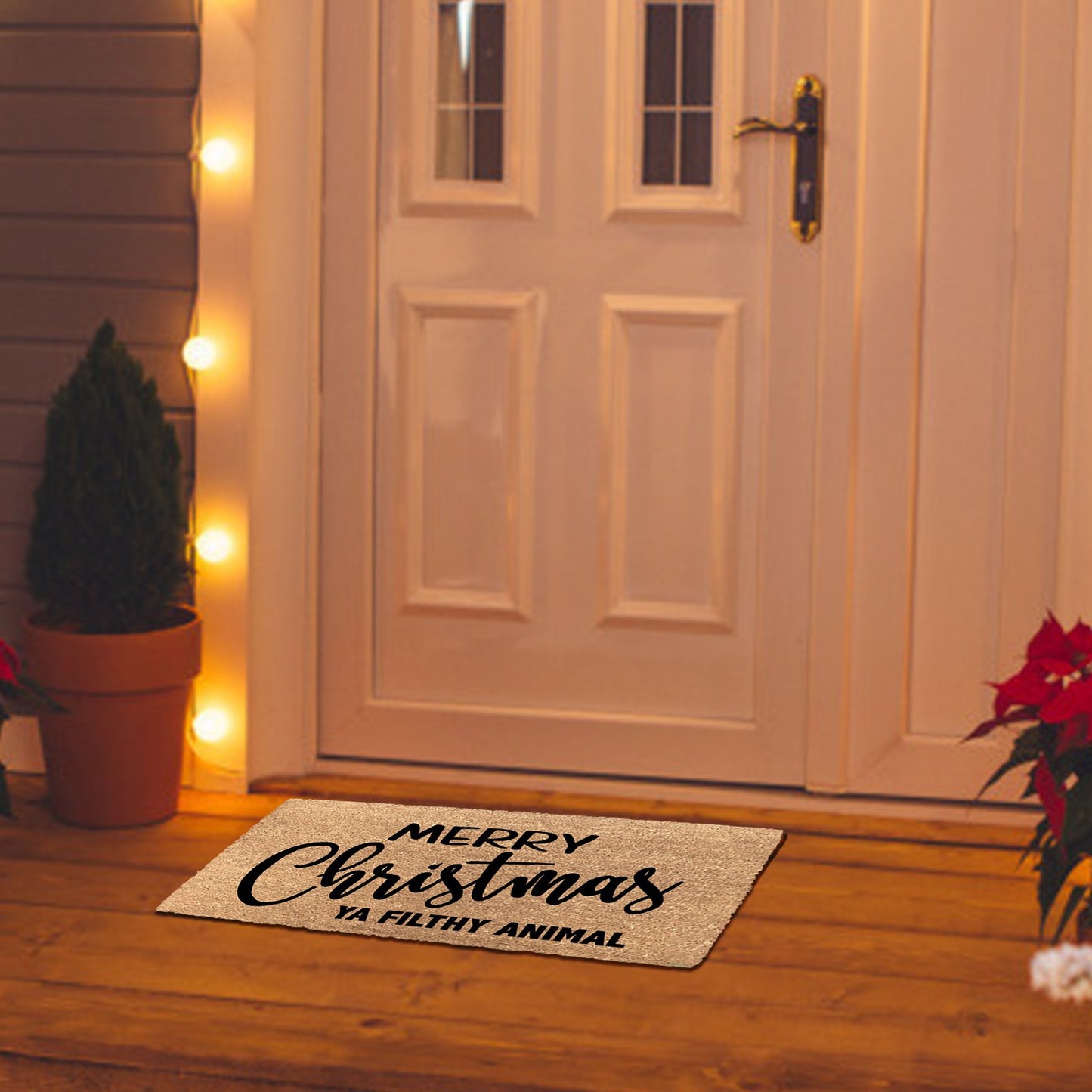 Christmas Theme Non-Slip Front Door Mat