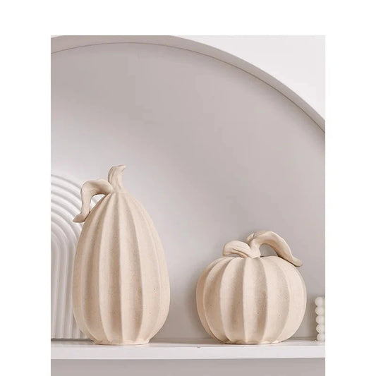 Nordic Wooden Pumpkin Decor