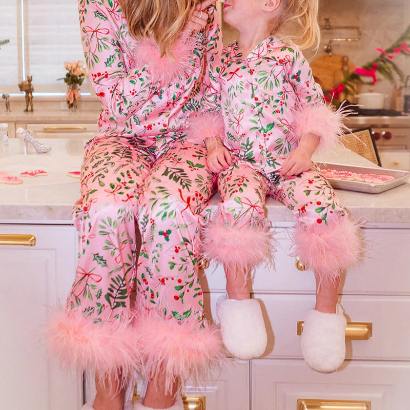 Mommy and Me Matching Christmas Pajama Set