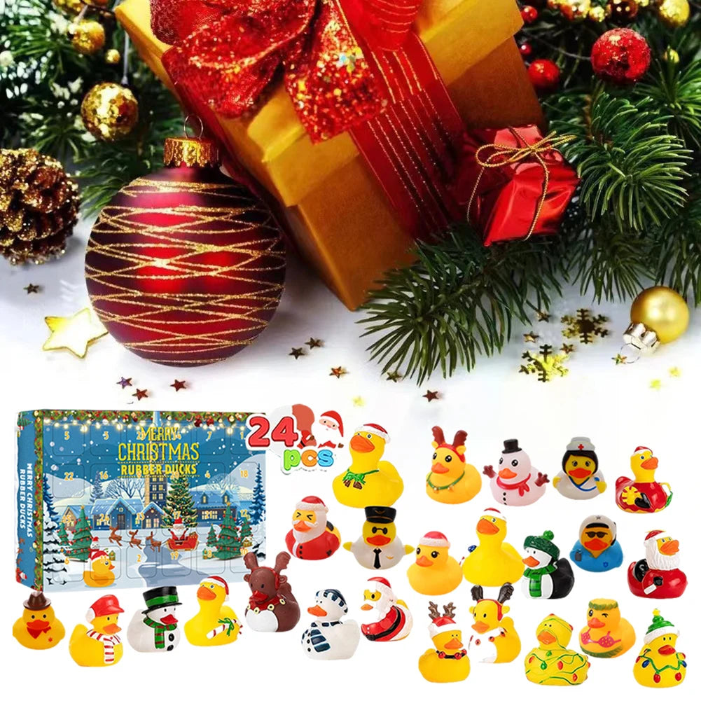 Christmas Countdown Advent Calendar- 24 days of Rubber Ducks