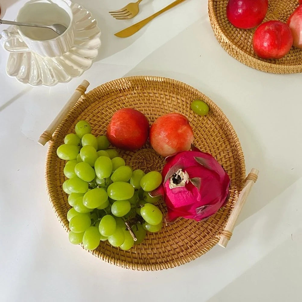 Handmade Rattan Fruit Basket