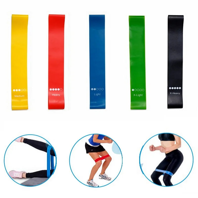 5Pcs/Set Yoga Resistance Bands