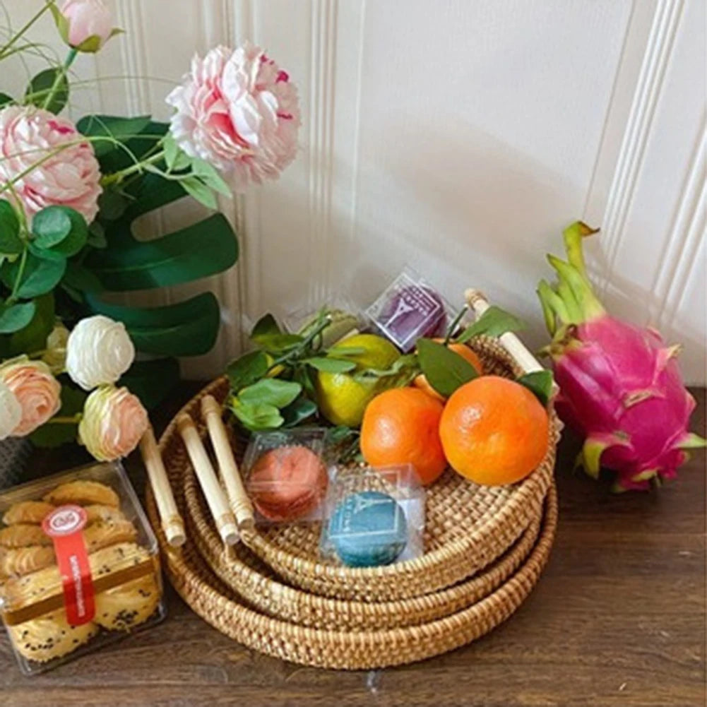 Handmade Rattan Fruit Basket