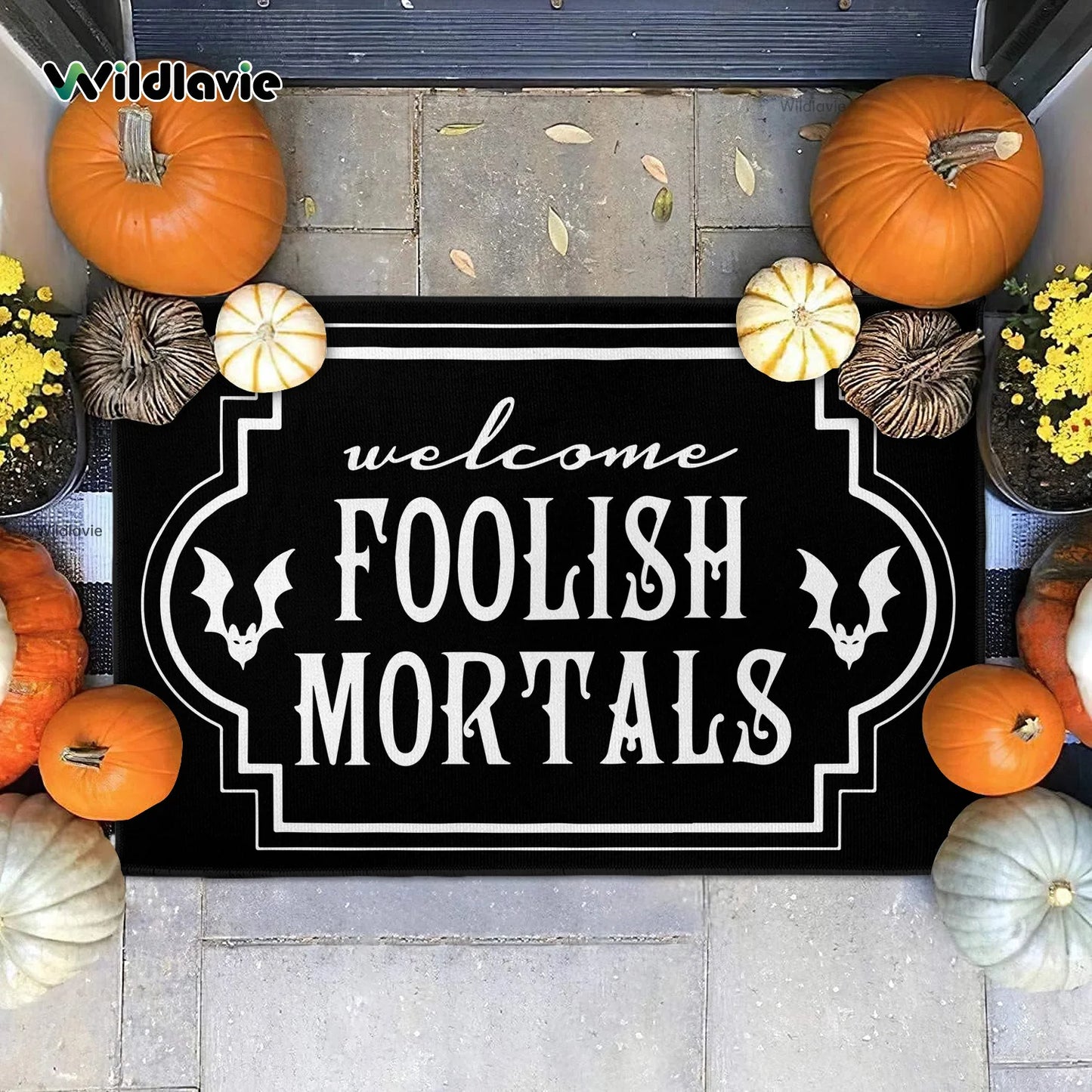 Gothic Halloween Door Mat