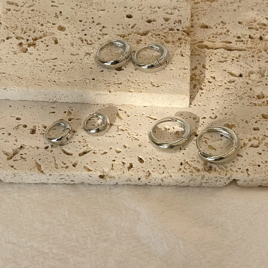 Stainless Steel Hoop Earrings