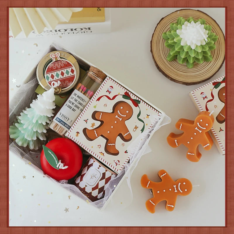 Gingerbread Man Aromatherapy Wax Candle