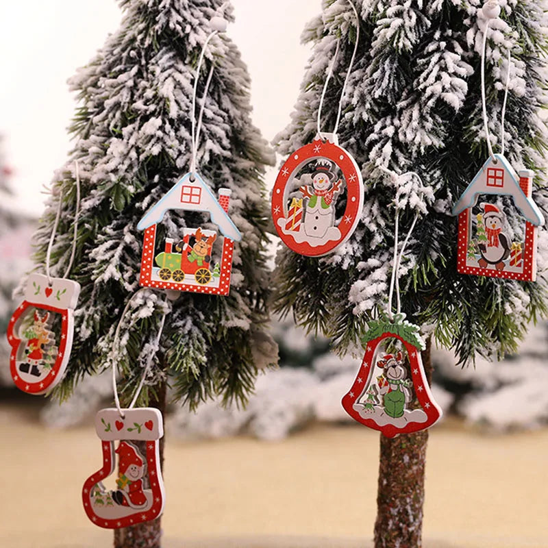 Hanging Wooden Ornaments