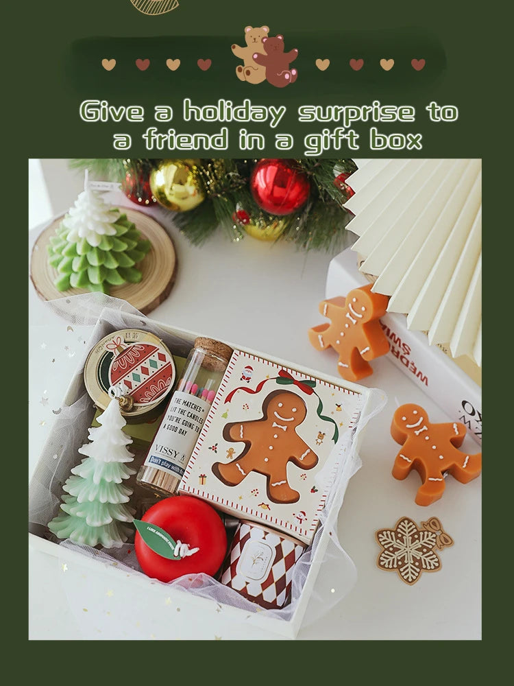 Gingerbread Man Aromatherapy Wax Candle