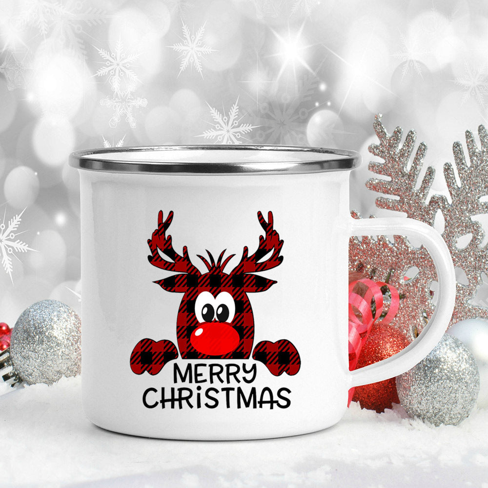 Merry and Bright Vintage Christmas Coffee Mug