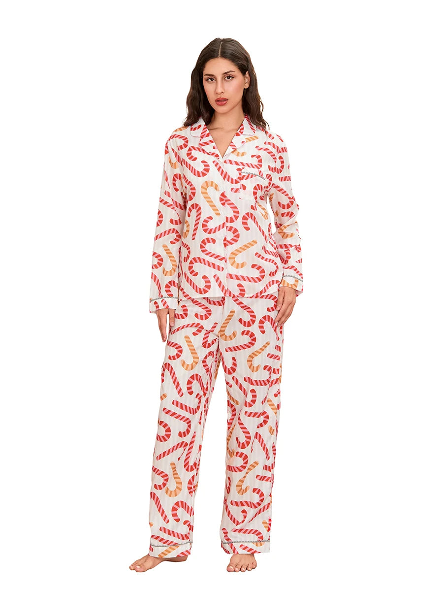 Candy Cane Family Matching Family Christmas Pajama Set