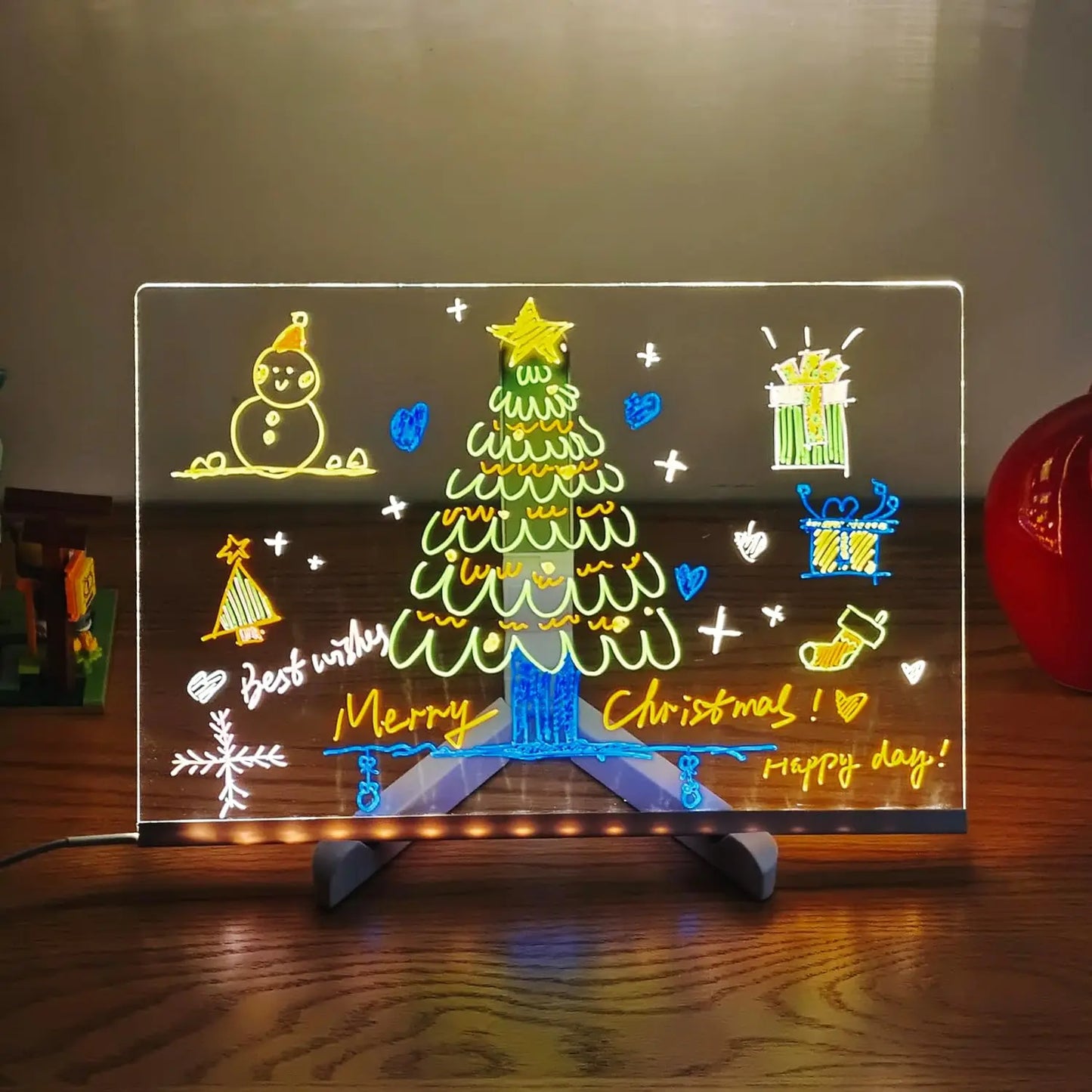 Glowing Acrylic Message Board