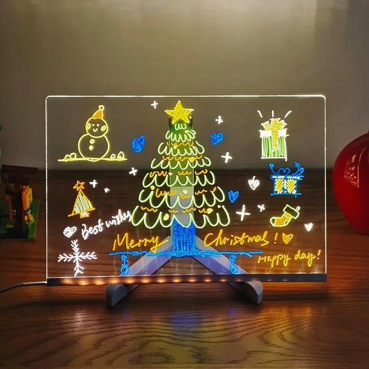 Glowing Acrylic Message Board