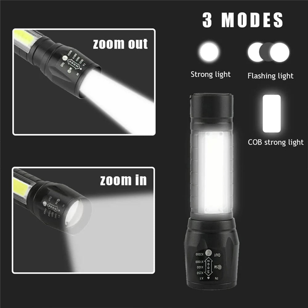 Rechargeable Super Bright Tactical Flashlight