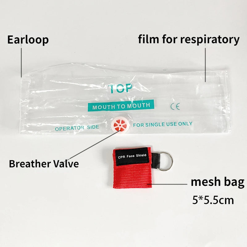 Keychain Style CPR Portable Face Shield