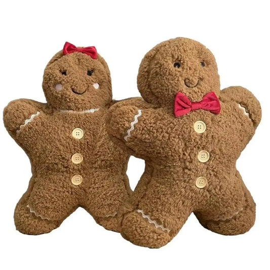 Gingerbread Man or Woman Plush Pillow