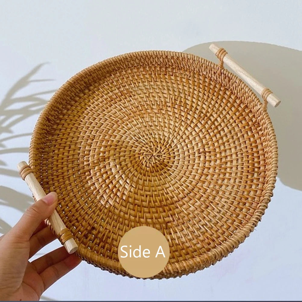 Handmade Rattan Fruit Basket