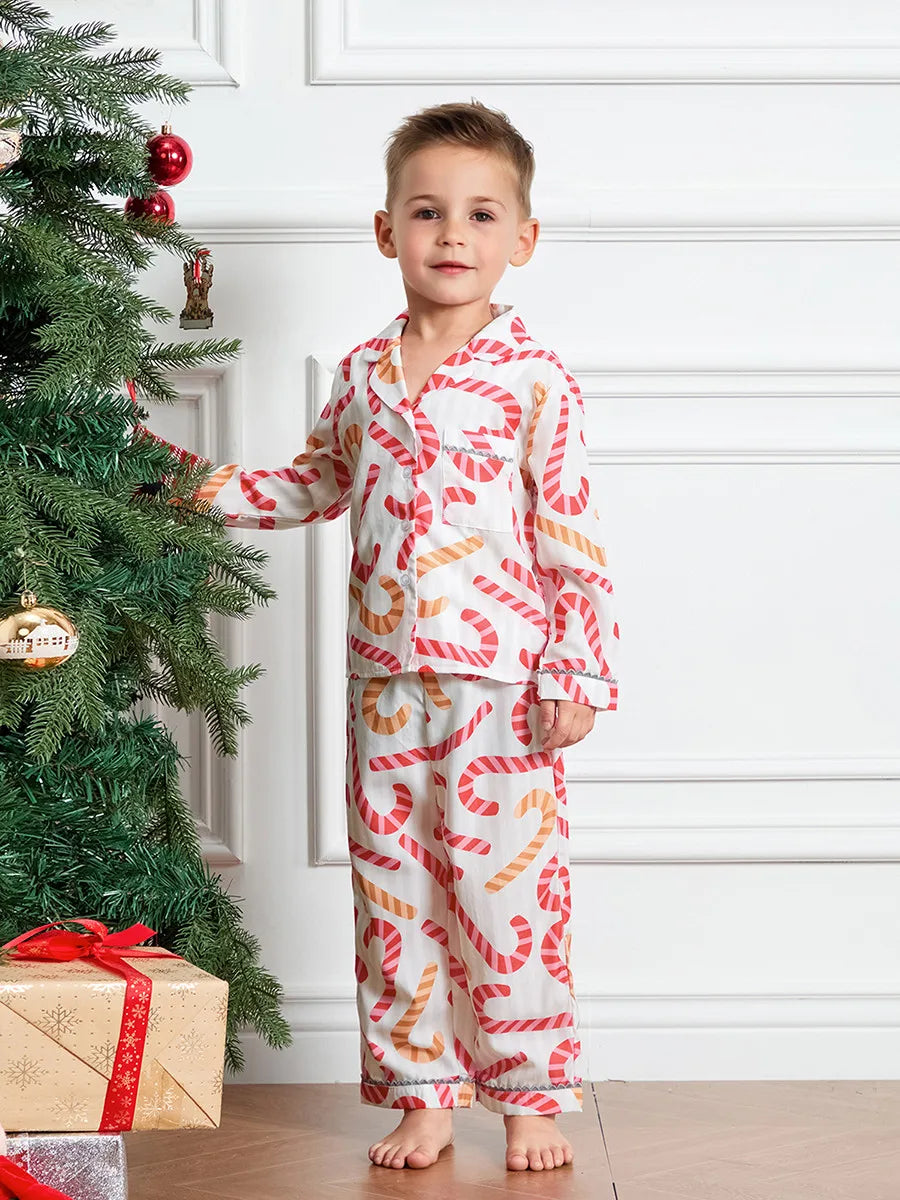 Candy Cane Family Matching Family Christmas Pajama Set