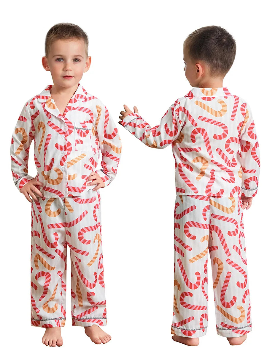 Candy Cane Family Matching Family Christmas Pajama Set