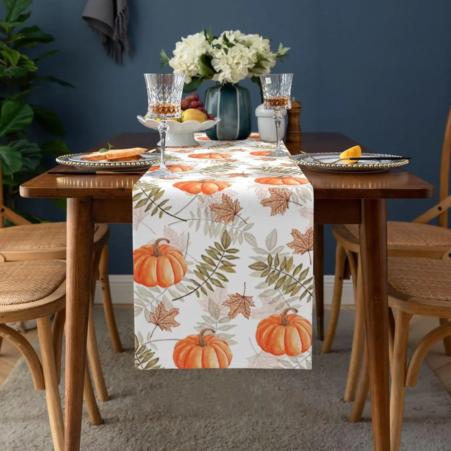 Table Runner- Pumpkins & Leaves