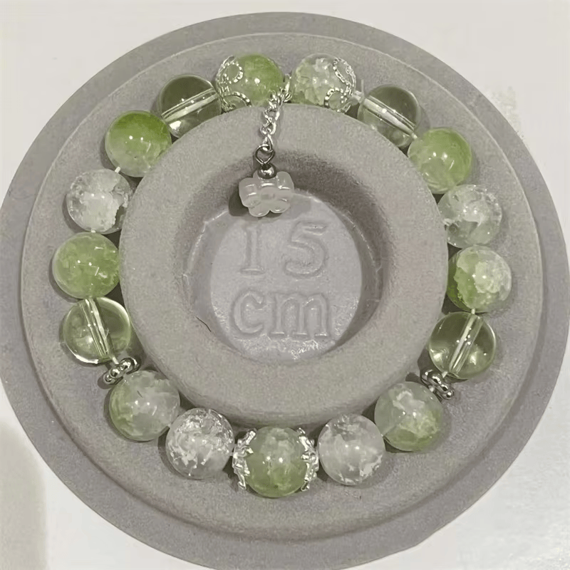 Simple Green Crystal Bracelet