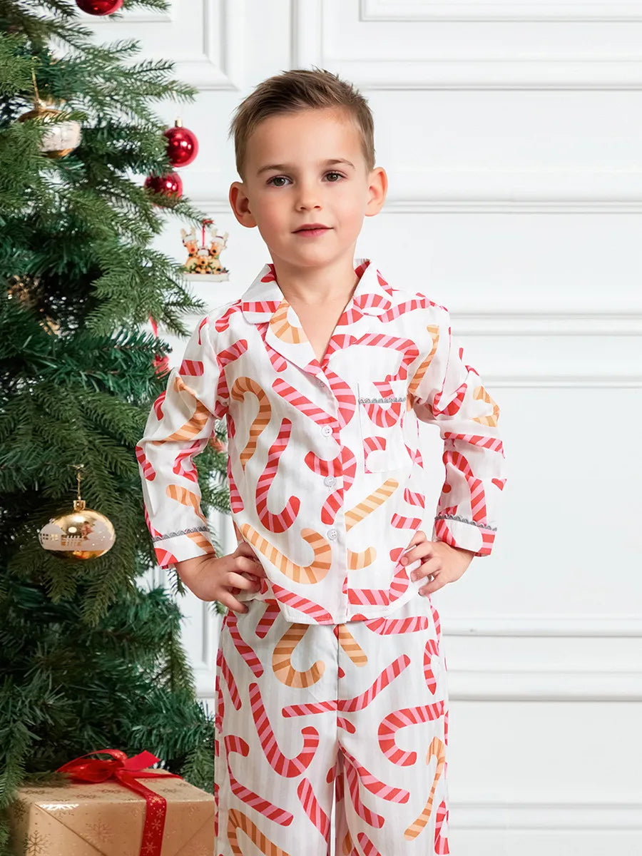 Candy Cane Family Matching Family Christmas Pajama Set