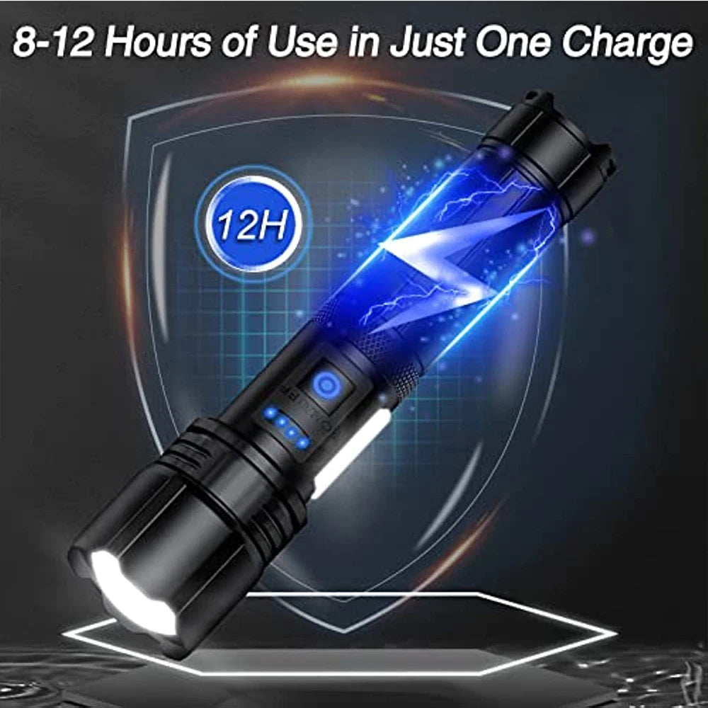 Rechargeable Super Bright Tactical Flashlight