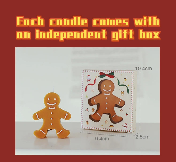 Gingerbread Man Aromatherapy Wax Candle