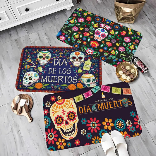 Day of the Dead Door Mat