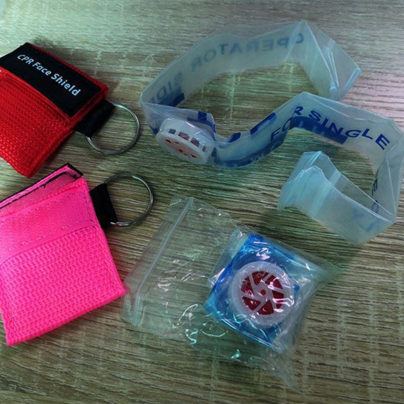 Keychain Style CPR Portable Face Shield