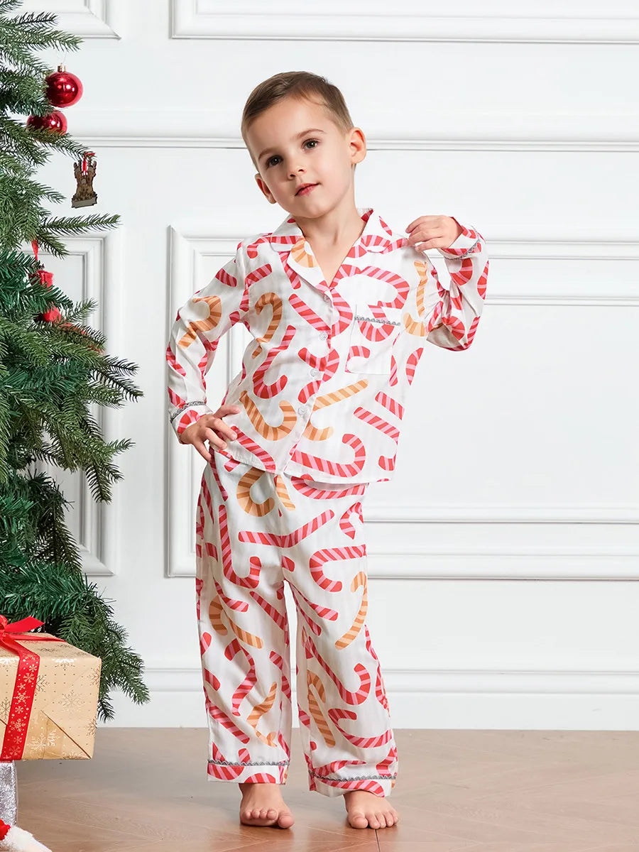 Candy Cane Family Matching Family Christmas Pajama Set